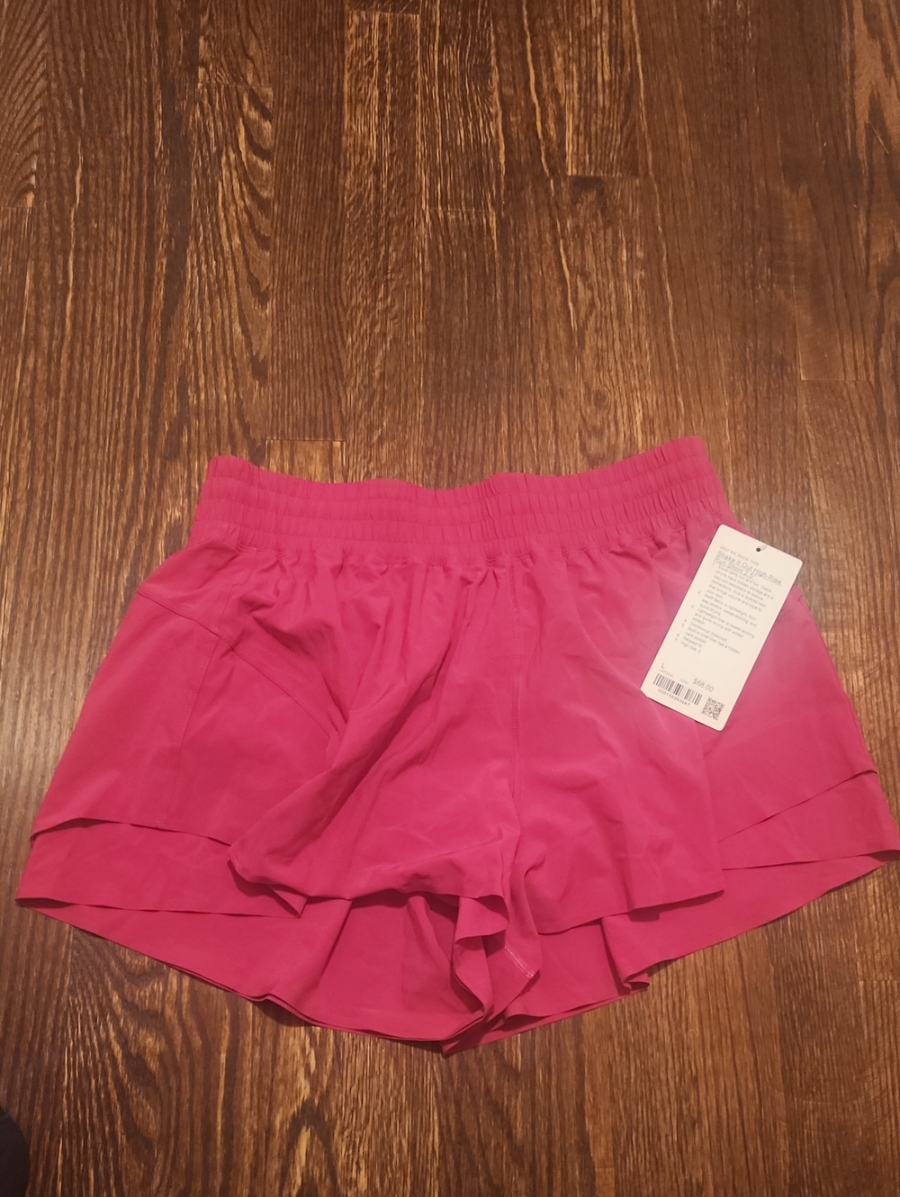 lululemon athletica Bright Pink Layered Athletic Shorts